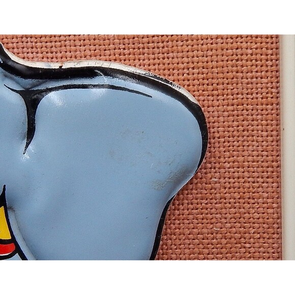 Walt Disney Puffy Dumbo 2-D Wall Art Picture Frame 1960s Hanging - Picture 3 of 5